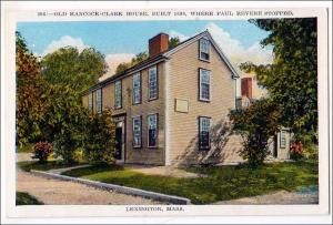 Old Hancock-Clark House, Lexington Mass