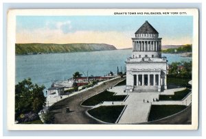 Vintage Grant's Tomb And Palisades, New York. Postcard F110E