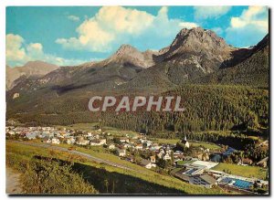 Postcard Modern Scuol Tarasp Vulpera