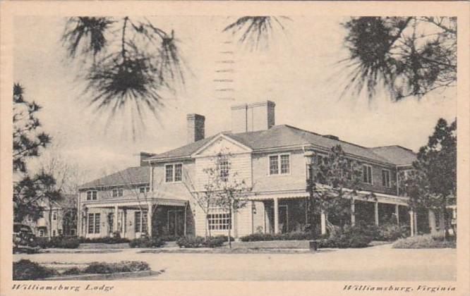 Virginia Williamsburg The Williamsburg Lodge 1945