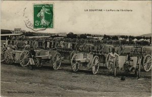 CPA La Courtine Le Parc de l'Artillerie FRANCE (1050444)