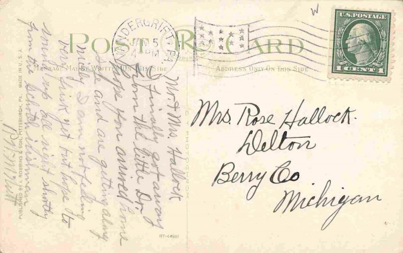 United Engineering Foundry Vandergrift Pennsylvania 1912 postcard 