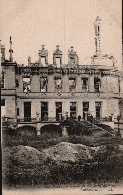 Guerri-El-... Chateau apres le bombardement  PC