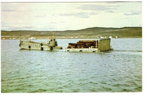 Lightering Sea Lift Supplies, Frobisher Bay, Nunavut NWT, Commercial Shipping