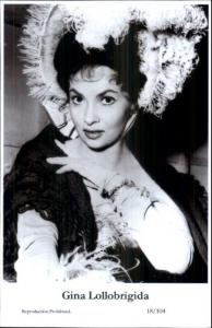 Beautiful Actress Gina Lollobrigida 18/104 Swiftsure 2000 Postcard