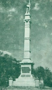 Circa 1900-08 Iowa Monument, Lookout Mt, Chattanooga, Tennessee Vintage P15