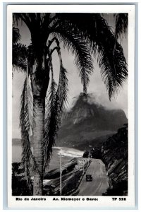 Rio de Janeiro Brazil Postcard Niemeyer Gave Avenue c1930's Unposted RPPC Photo