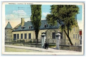 1923 Chateau De Ramesay Montreal Quebec Canada Vintage Posted Postcard