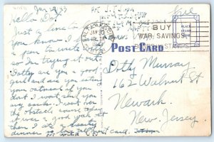 1943 WWII Army Kicked Kitchen US Army Keep Out Salt Lake City Utah UT Postcard