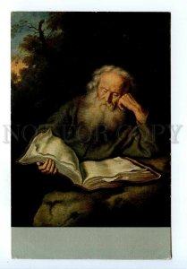 499249 Salomon KONINCK old hermit reading Vintage postcard