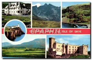 England - England-Greetings from the Isle of Skye - Old Postcard