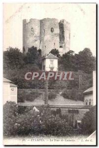 Etampes Old Postcard Tower Guinette