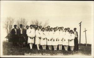 Philippines? Confirmation Class 1926 Real Photo Postcard