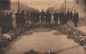 Paris Tomb Of The France's Unknown Soldier Military Old Postcard