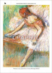 Modern Postcard The Readers Digest Association Inc pink pastel Edgar Degas Da...