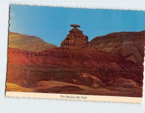 Postcard The Mexican Hat Rock, Mexican Hotel, Utah