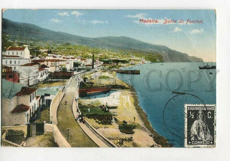 3138256 Portugal MADEIRA Bahia do FUNCHAL Vintage postcard