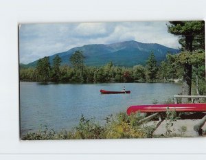 Postcard - Mt. Katahdin from Togue Pond Camps - Maine