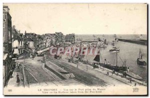 Old Postcard View On The Treport Port socket of Musoir Charter