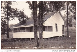 Cottage At Lewis Lodge Lake Chetac Edgewater Wisconsin 1948 Real Photo