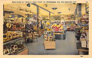 Main Floor of Webb's Drug Store Sunshine City St Petersburg FL