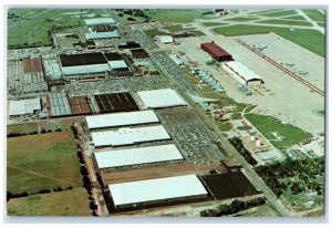 c1960's Aerial View Boeing Military Airplane Company Wichita Kansas KS Postcard