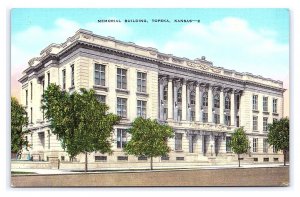 Postcard Memorial Building Topeka Kansas