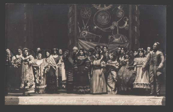 113669 HOFFMANN Russian OPERA STAGE Red Cross PHOTO 1916 RARE