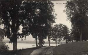 Twin Lakes Connecticut CT DeMars Art Store Real Photo Vintage Postcard