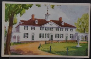 Mt. Vernon, VA - West Front (c. 1934)