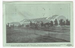 Liberal Arts Building New York State Fair Syracuse NY 1908 postcard