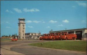 Jacksonville AR Air Force Base Fire Department Engines Postcard