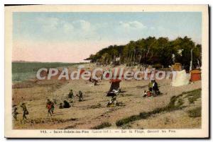 Postcard Old Saint Brevin les Pins Loire Inf On the Beach front Pins