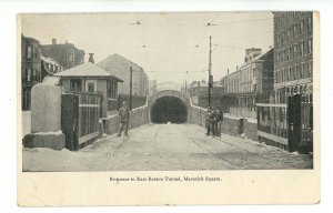 MA - Boston. Entrace to East Boston Tunnel, Maverick Square  ca 1906