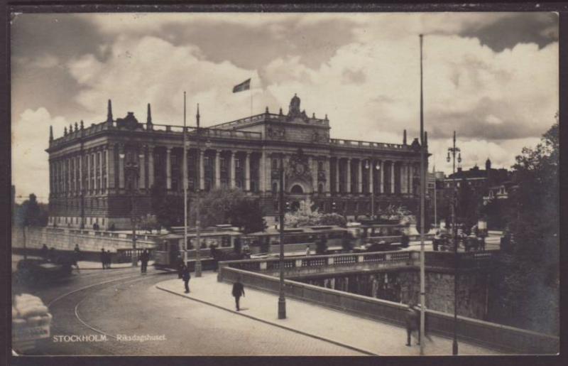 Riksdagshuset,Stockholm,Sweden Postcard 