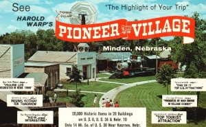 Vintage Postcard The Highlight Of Your Trip Pioneer Village Minden Nebraska NE