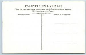 Postcard French Risque Man Woman Nude  Cartoon Double Dressing Q16