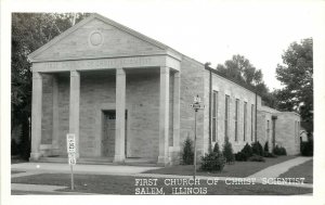 RPPC; First Church of Christ Scientist, Salem IL Main & Pearl Street, Marion Co.