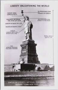 Statue Of Liberty New York City Vintage RPPC C142