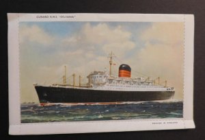 Mint Ship Postcard Book Cunard Line R.M.S. Sylvania