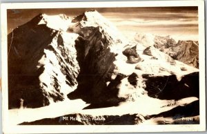RPPC Mt. McKinley AK c1945 Real Photo Vintage Postcard X39