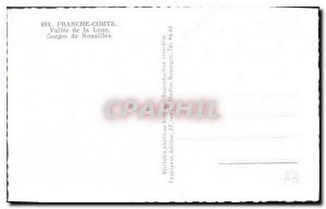 Postcard Modern Franche Compe Vallee de la Loue Gorges Nouailles