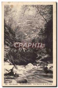 Sallanches Old Postcard Gorges of the Frasse