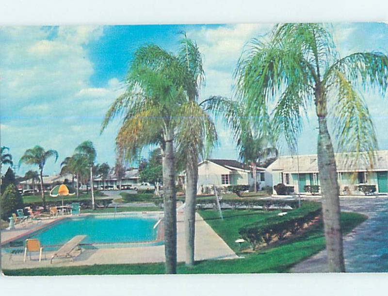 Unused Pre-1980 MOTEL SCENE Lake Wales Florida FL G7141