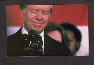 President Jimmy Carter Concession Speech Election Loss Political Postcard