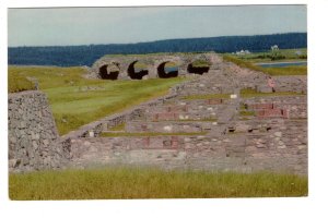 Ruins, Louisbourg Fortress, Nova Scotia,