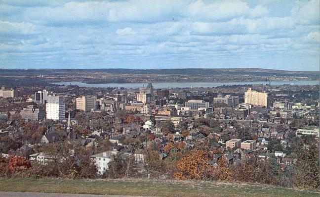 Hamilton ON, Ontario, Canada - View from Lookout on Mountain