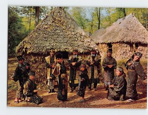 Postcard An Ainu Folk-Dance Called Chikabu-Poo Japan