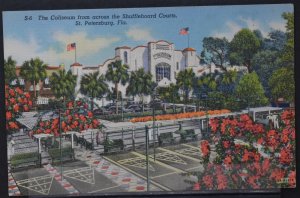 St. Petersburg, FL - Coliseum from across the Shuffleboard Courts