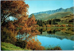 Autumn At Lake Hayes Otago New Zealand Postcard